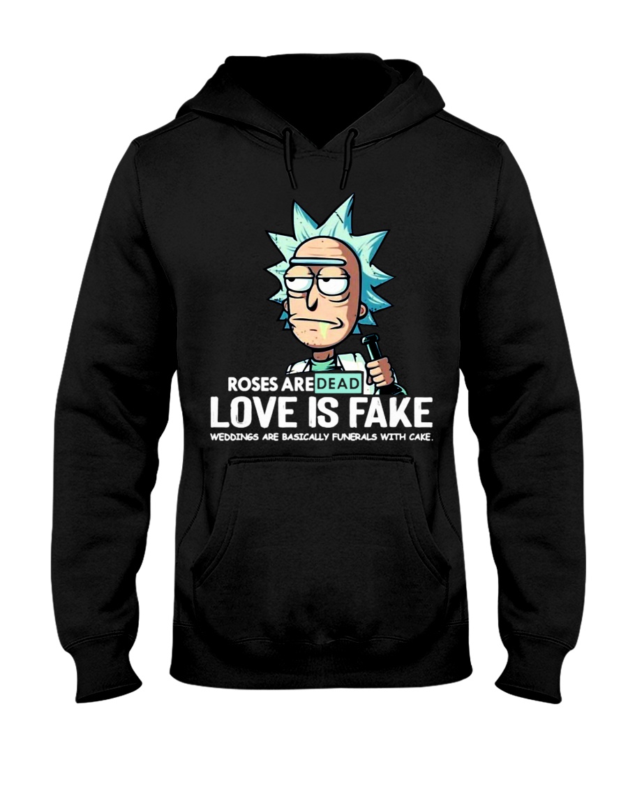 Rick and Morty Roses are dead love is fake shirt