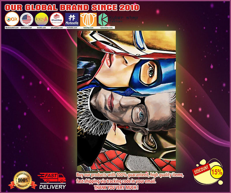 Ruth Baber super heroes poster
