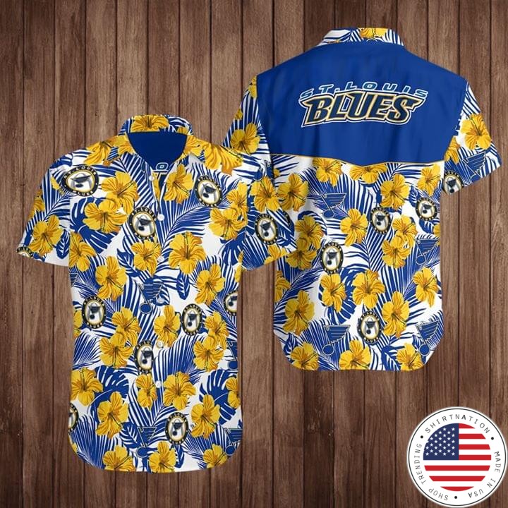 ST louis blues hawaiian shirt as