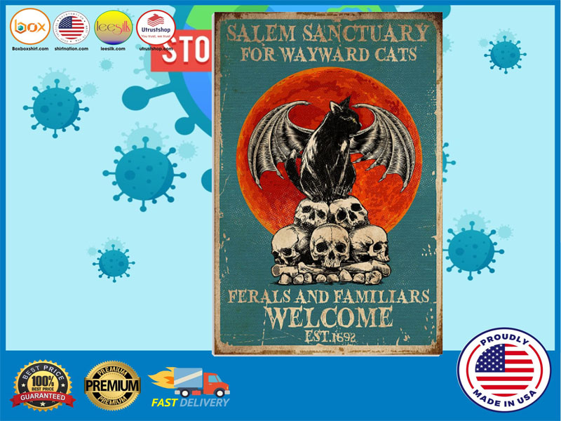 Salem sanctuaru for wayward cats ferals and familiars welcome poster