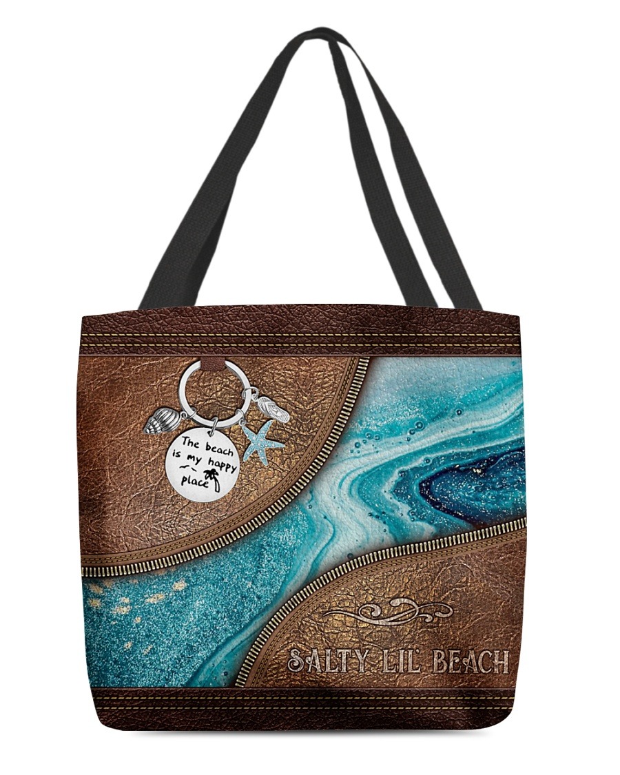 Salty lil beach tote bag2