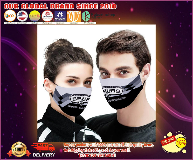 San Antonio Spurs face mask