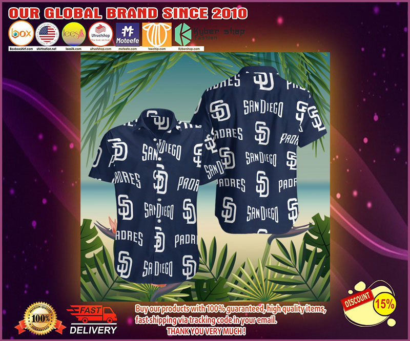 San diego padres hawaiian shirt