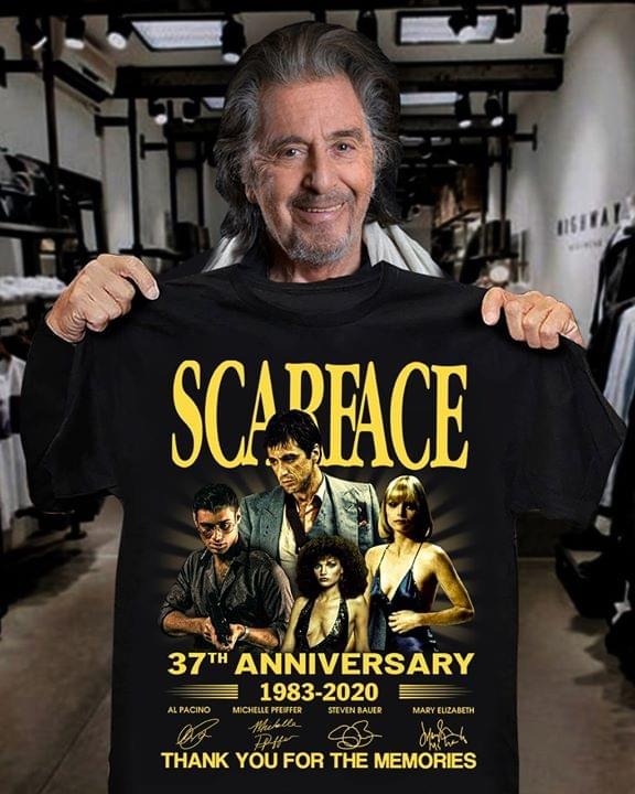 Scarface 37th anniversary thank you for the memories shirt