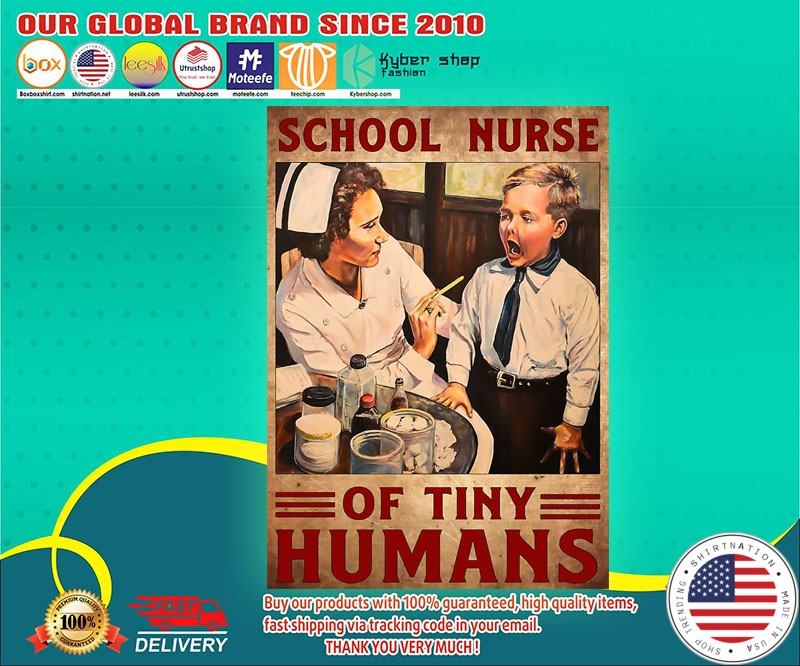 School nurse of tiny humans poster