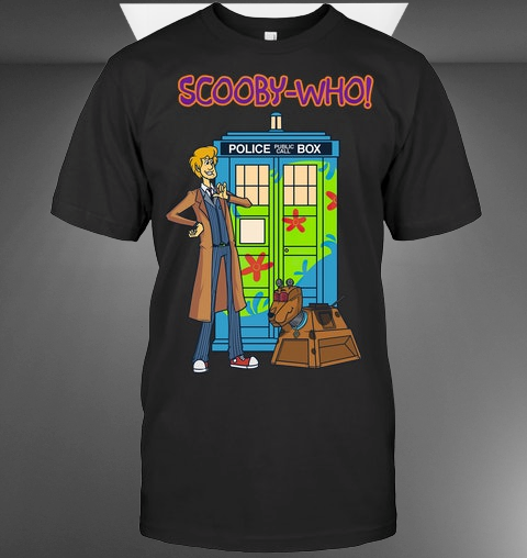 Scooby-who police public call box shirt