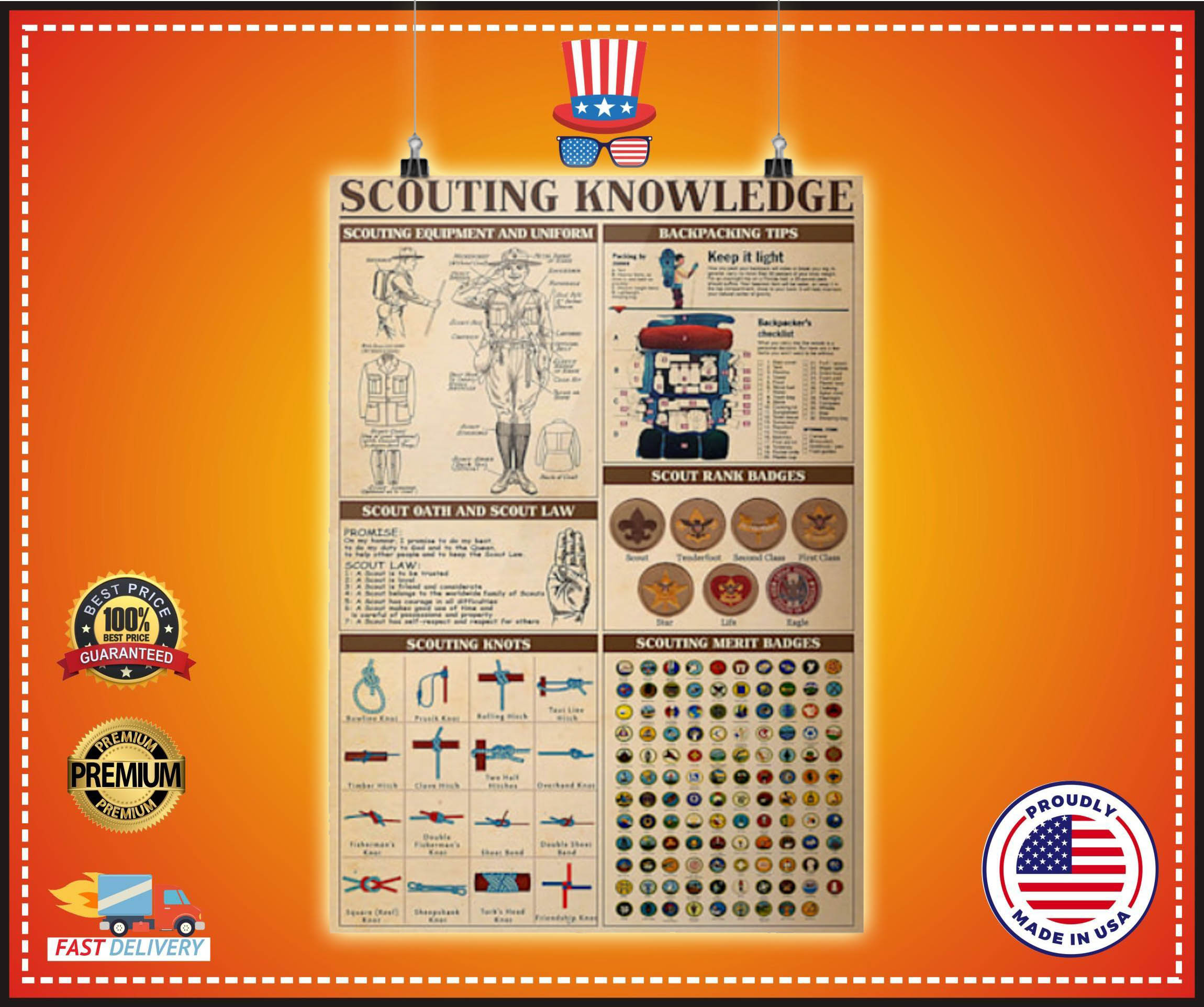 Scouting knowledge poster