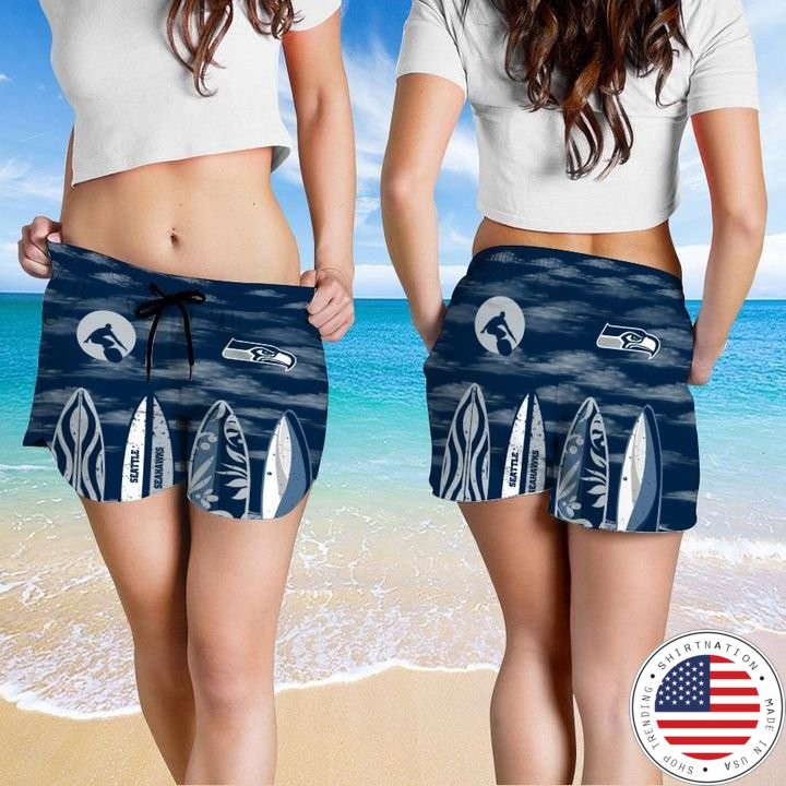 Seattle Seahawks HAWAIIAN And Beach SHORT4