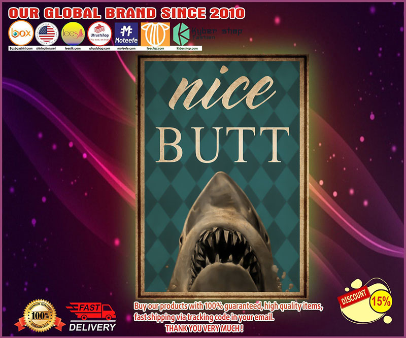 Shark nice butt poster