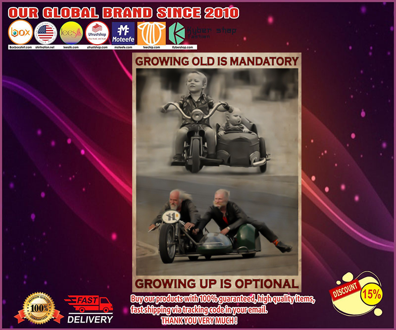 Sidecar growing old is mandatory poster