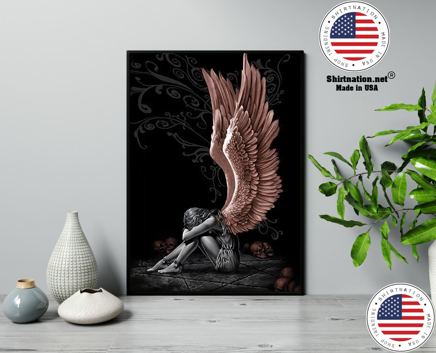 Sitting angle poster and canvas 13