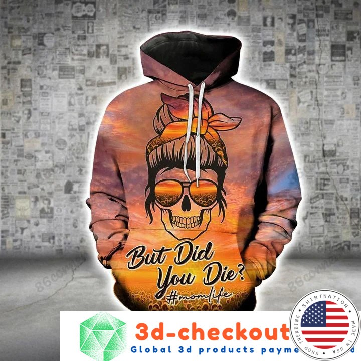 Skull but did you die 3D hoodie and legging2