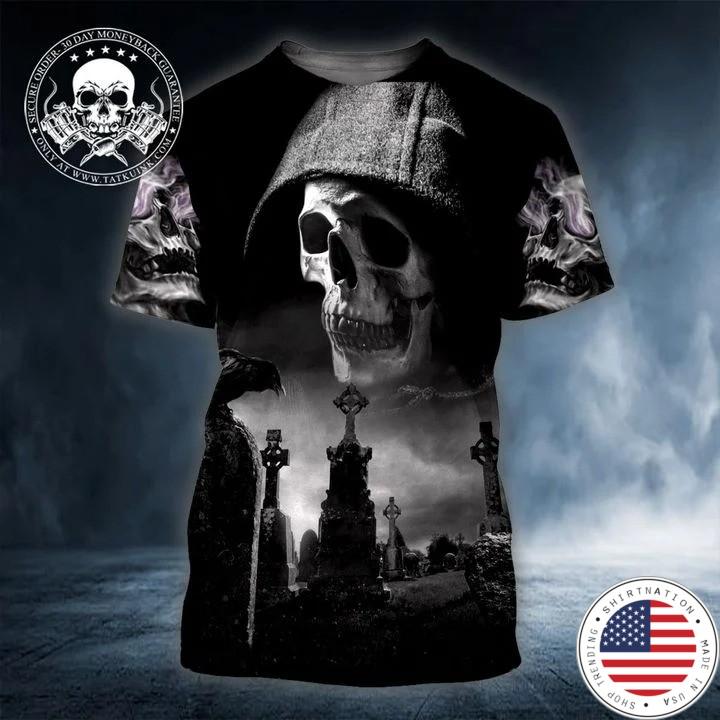 Skull death night 3D hoodie