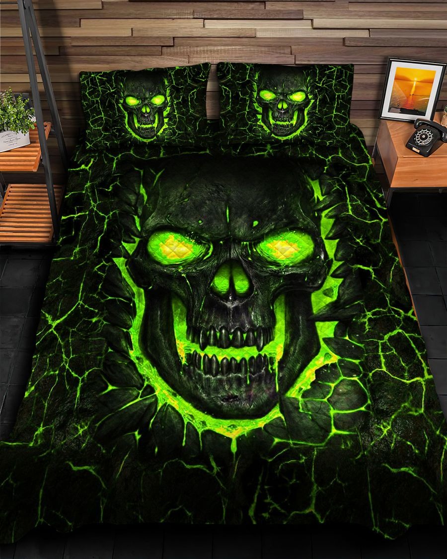 Skull fire bedding set2