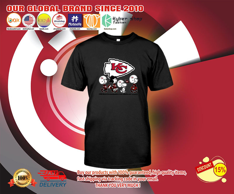 Snoopy Charlie Brown Kansas Chief city shirts