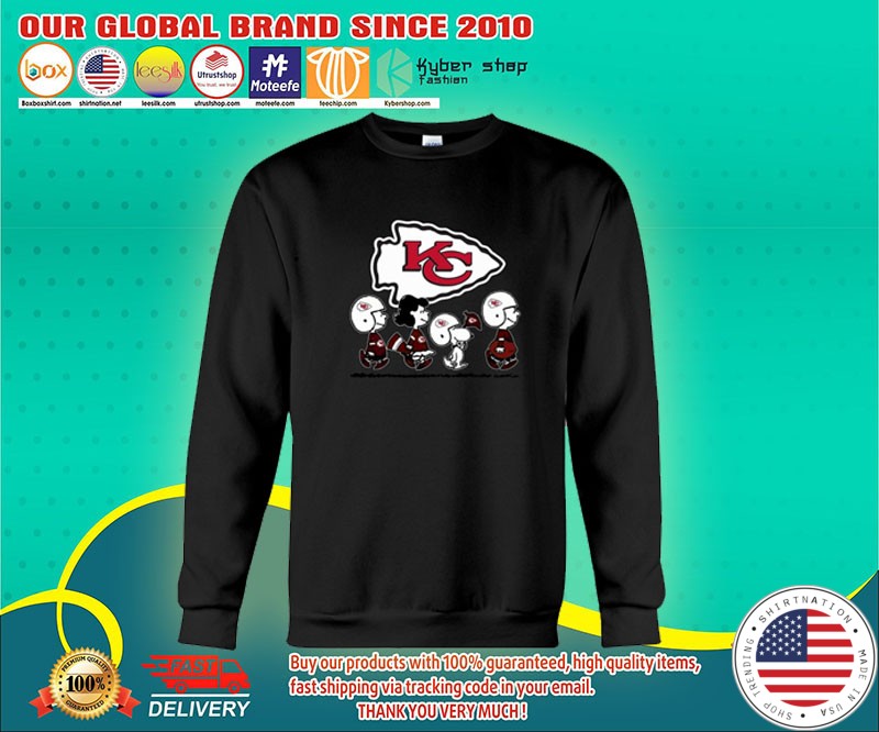 Snoopy Charlie Brown Kansas Chief city sweatshirts