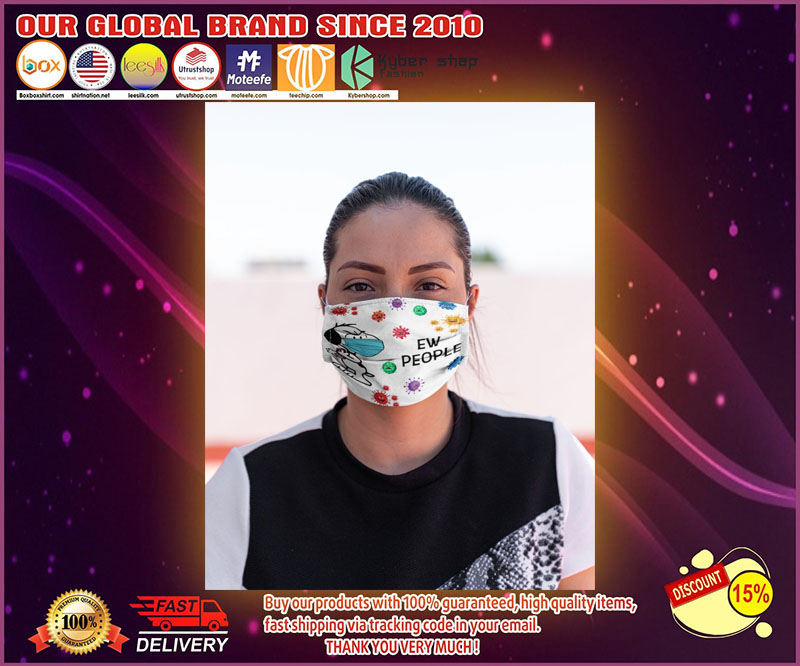 Snoopy ew people face mask