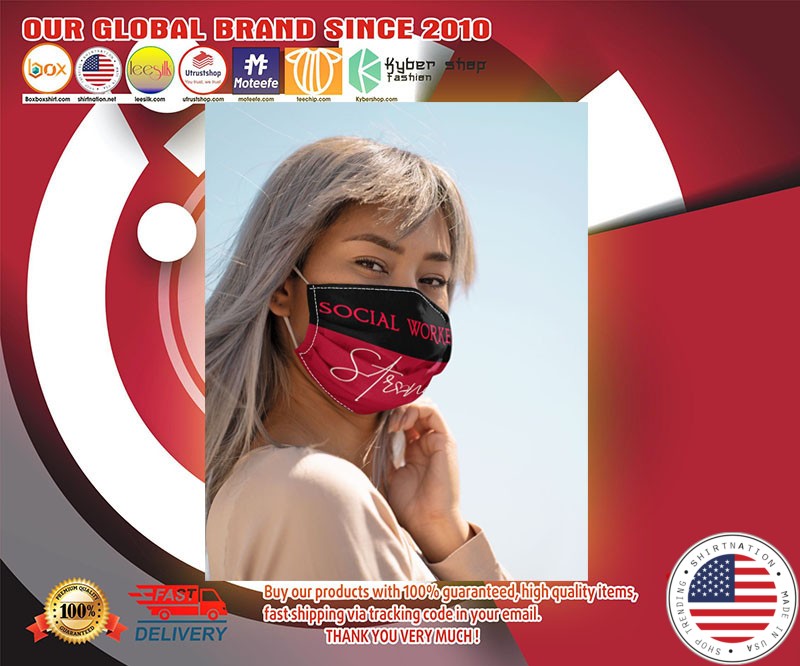 Social worker strong face mask
