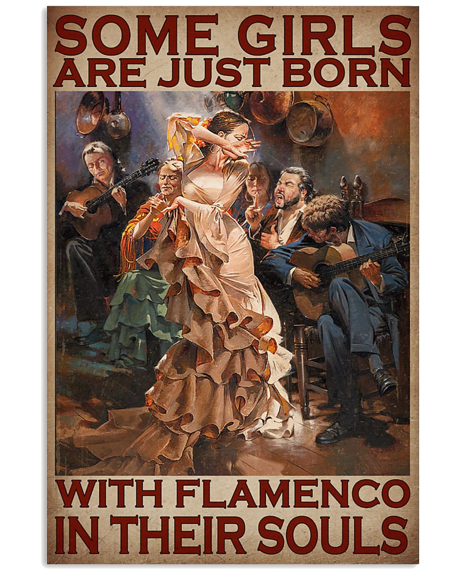 Some girls are just born with flamengo in their souls poster