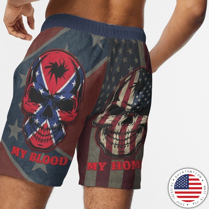 Southern American flag My home my blood pant2