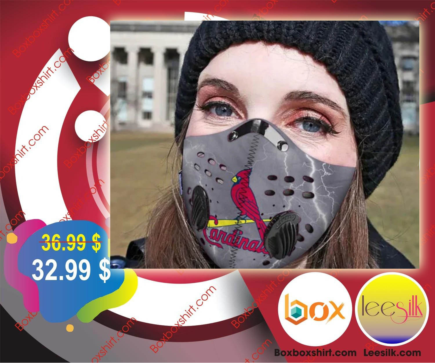 St louis cardinals cloth fabric face mask