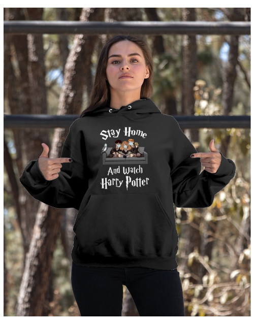 Stay home and watch harry potter shirt