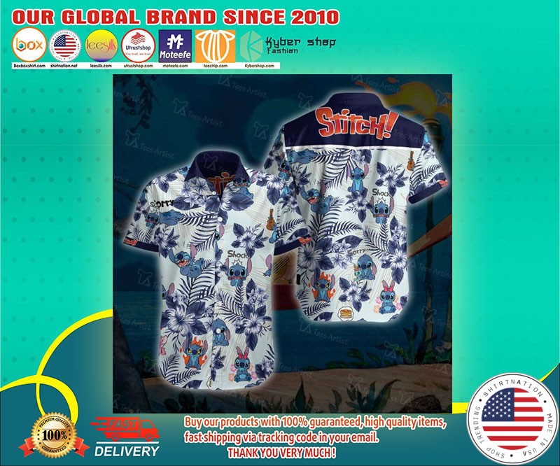 Stitch hawaiian shirt