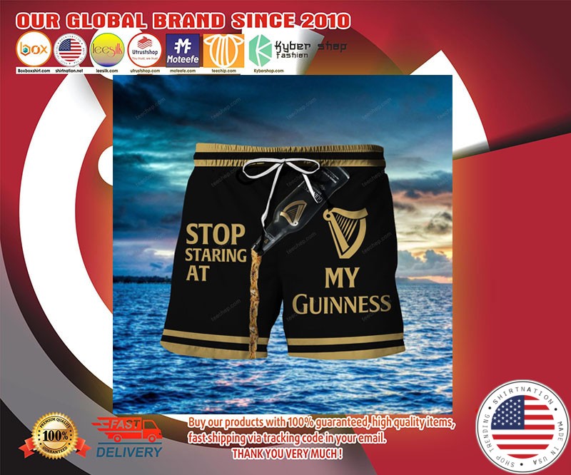 Stop staring at my guiness beach short
