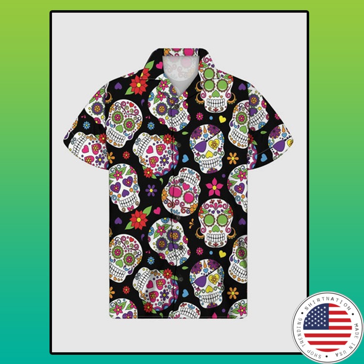 Sugar Skull hawaiian shirt