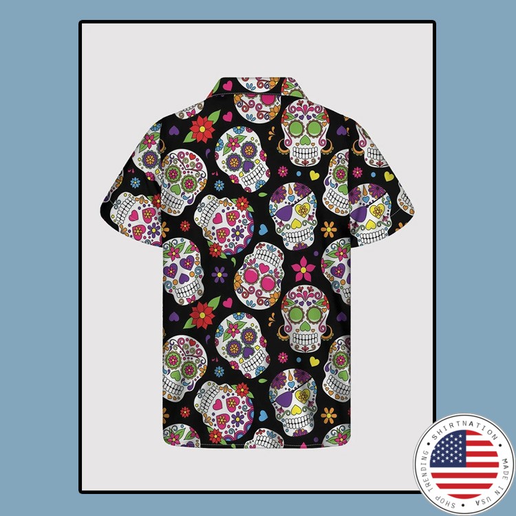 Sugar Skull hawaiian shirt1