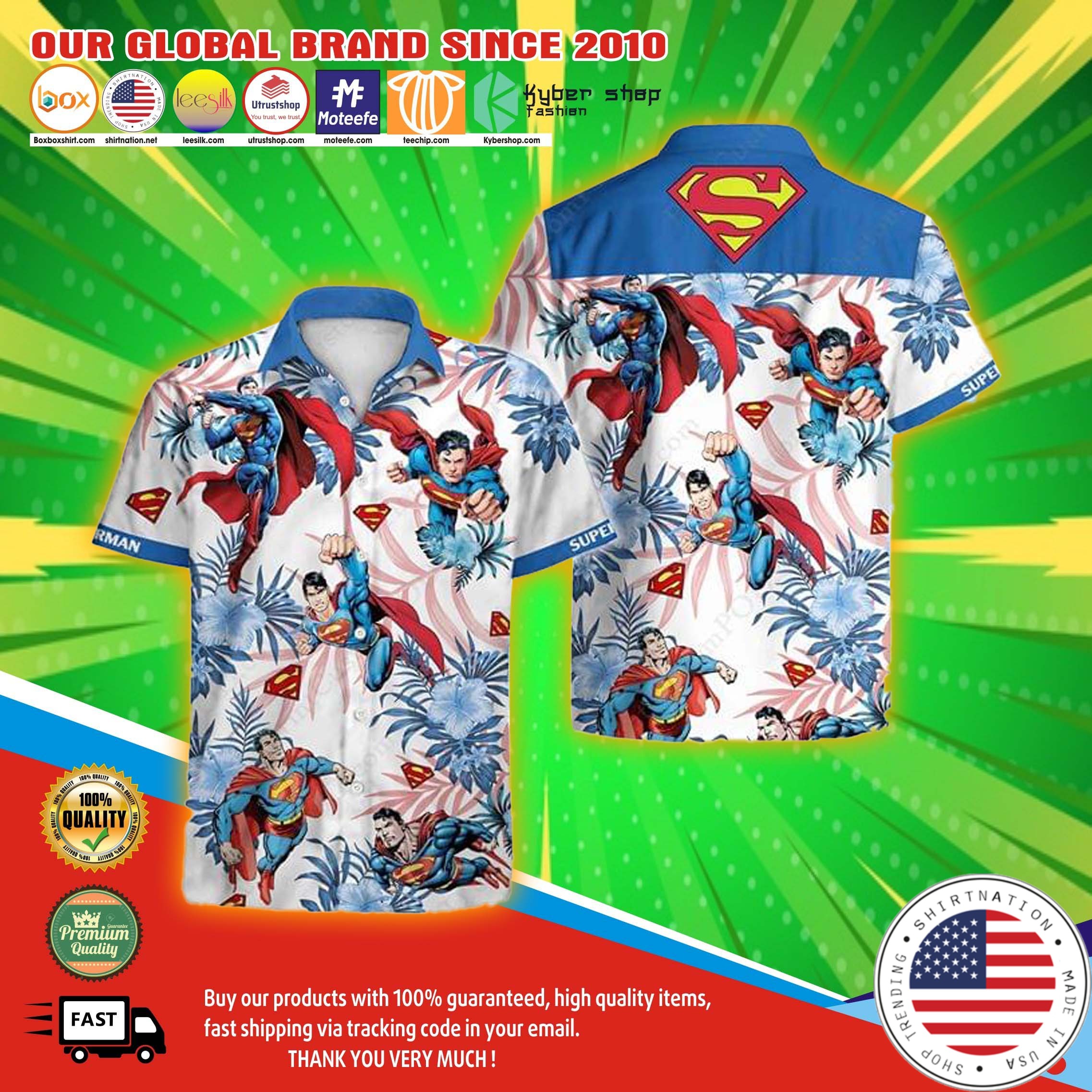 Super man Hawaiian shirt 8