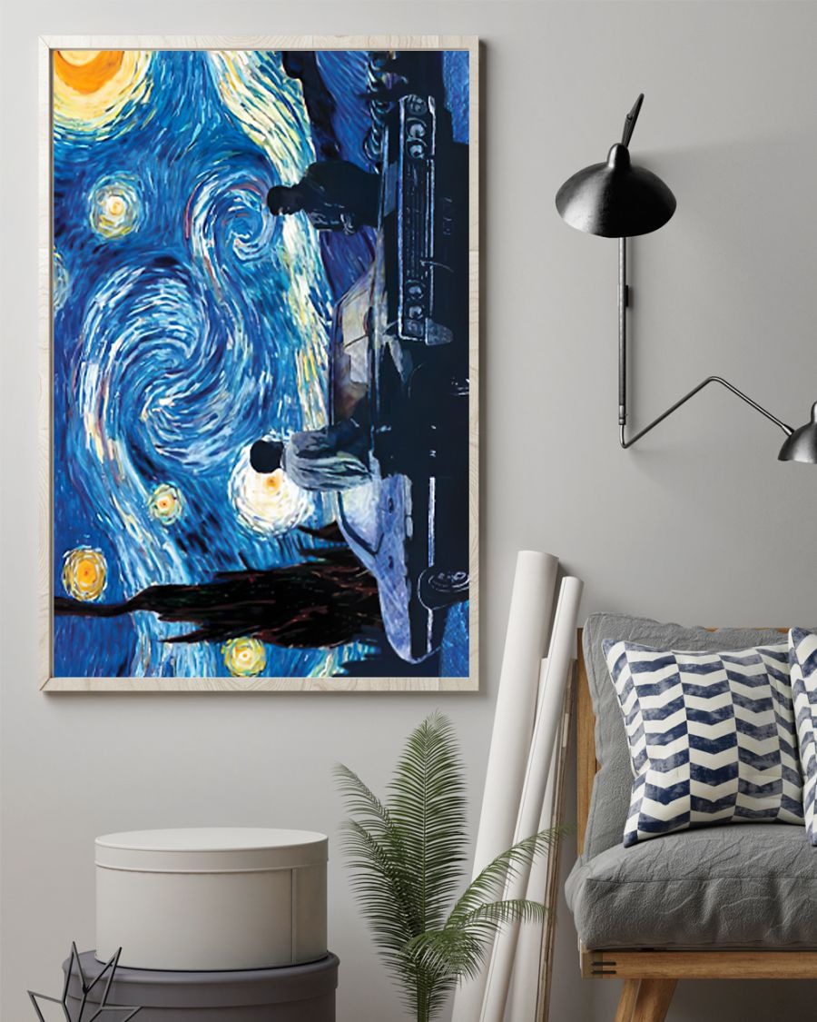 Supernatural starry night poster