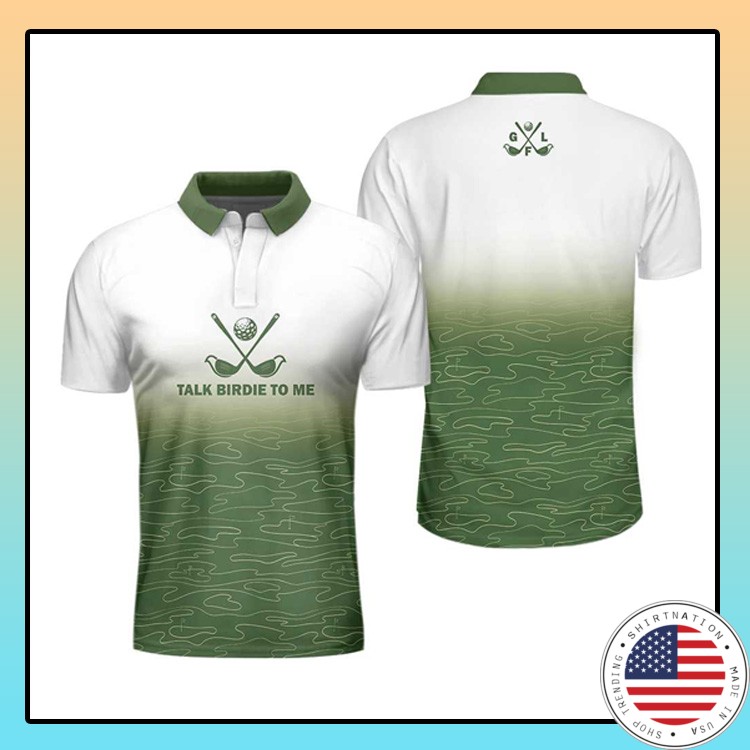 Talk Birdie To Me Golf Polo Shirt4