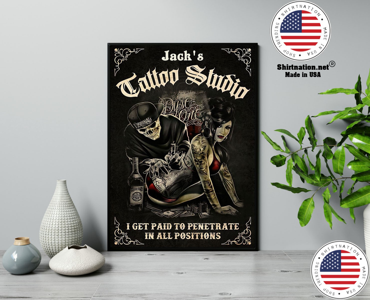 Tattoo couple I get paid to penetrate poster 13
