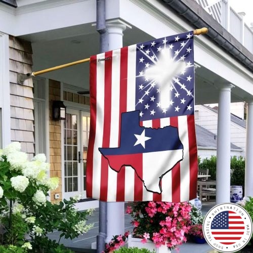 Texas American flag