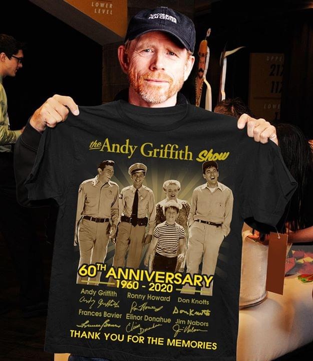 The Andy Griffith show 60th anniversary thank you for memories shirt