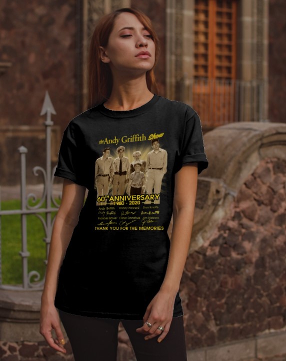 The Andy Griffith show 60th anniversary thank you for the memories shirt