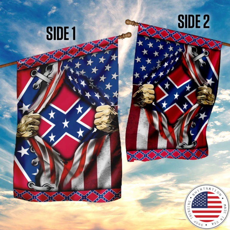 The Confederate US American Flag