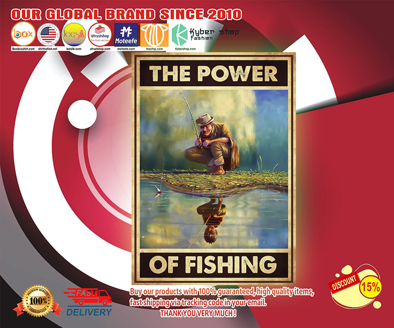 The power of fishing poster
