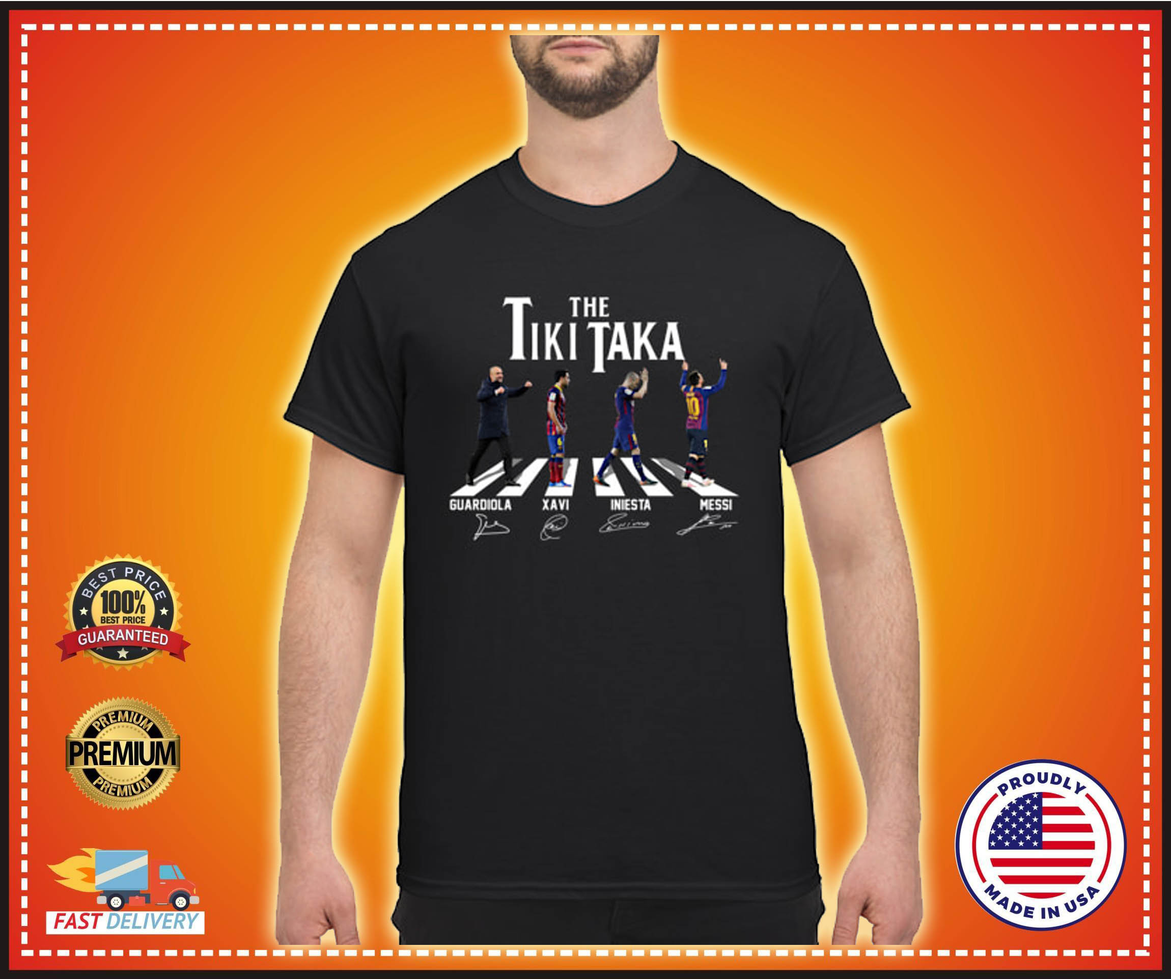 The tiki taka abbey road shirt