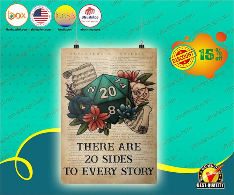 There are 20 sides to every story poster