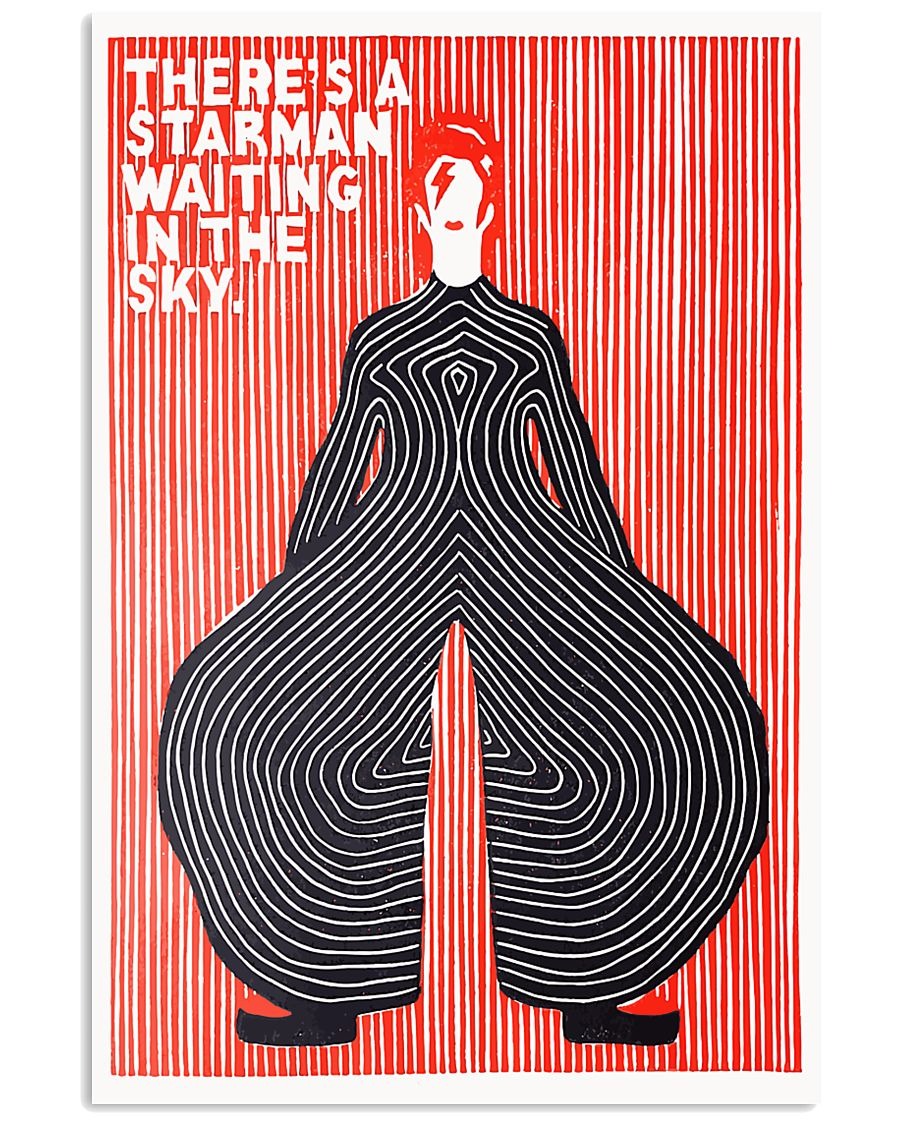 There is starman waiting in the sky poster