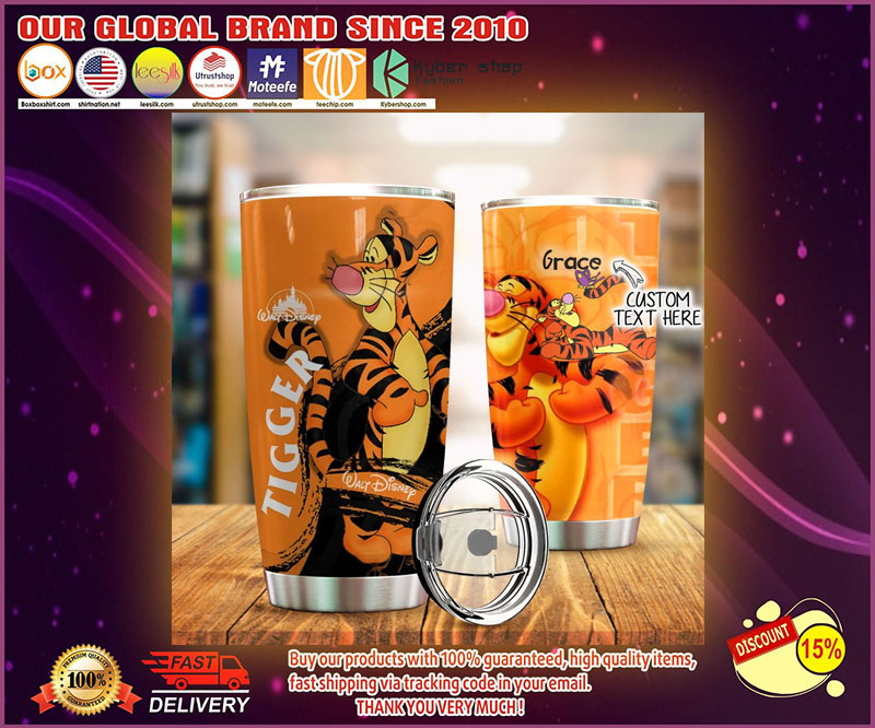 Tigger Walt Disney custom personalized tumbler