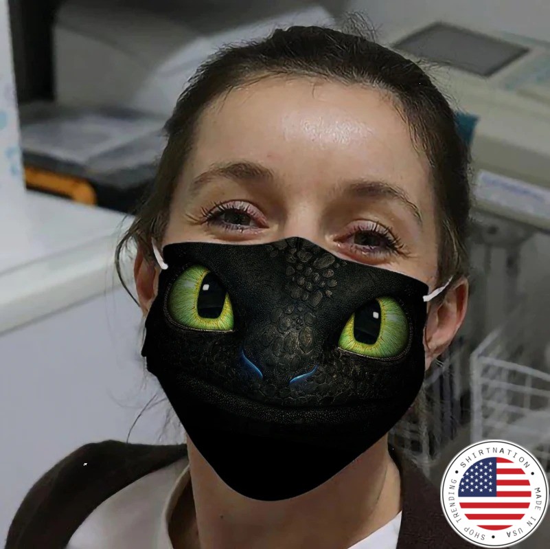 Toothless Dragon face mask