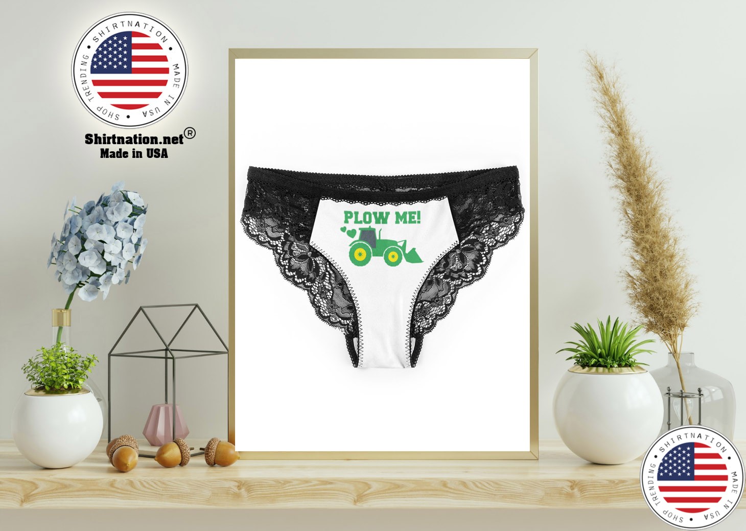 Tractor plow me panties 11