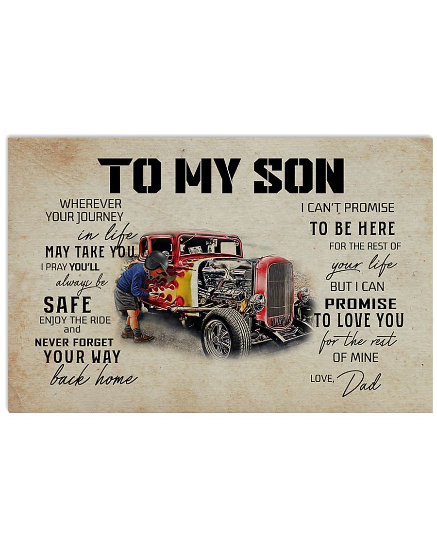 Truck To my son wherever your journey in life may take you poster