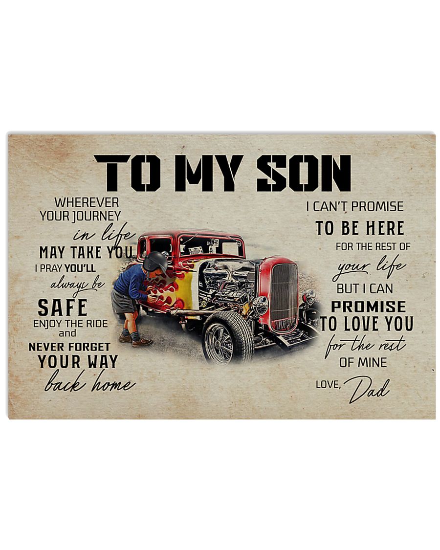 Truck To my son wherever your journey in life poster