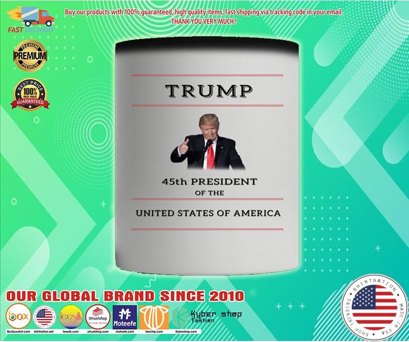 Trump 45th president of the united states of america mug