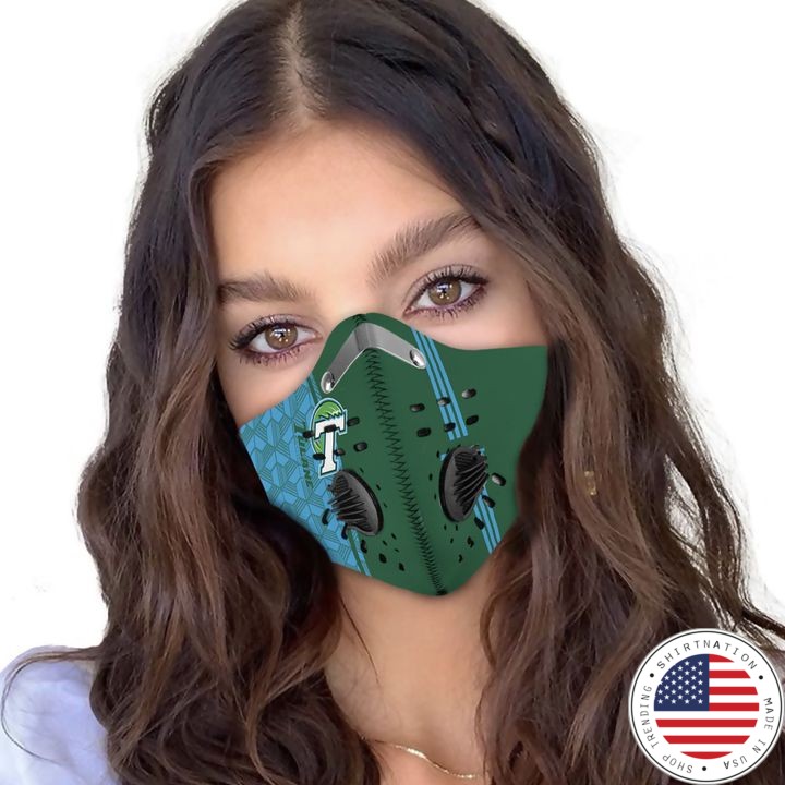 Tulane Green Wave football face mask