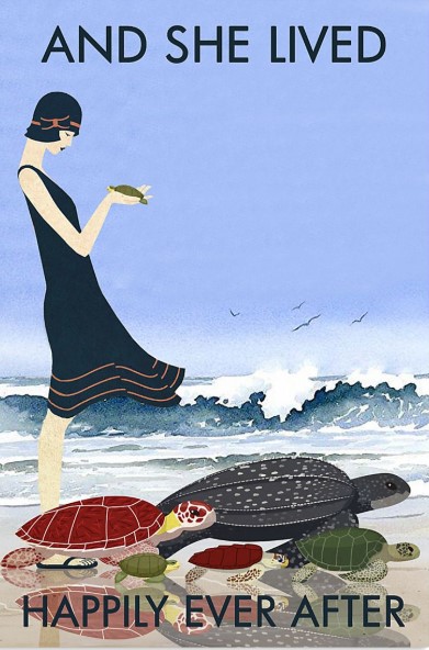 Turtle and she lived happily ever after poster